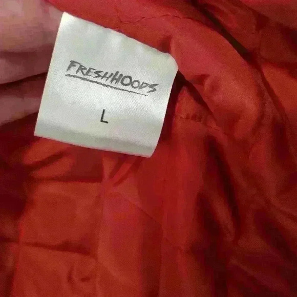 FRESH HOODS NWT mint Gang Bomber Jacket. Size large - Picture 5 of 9